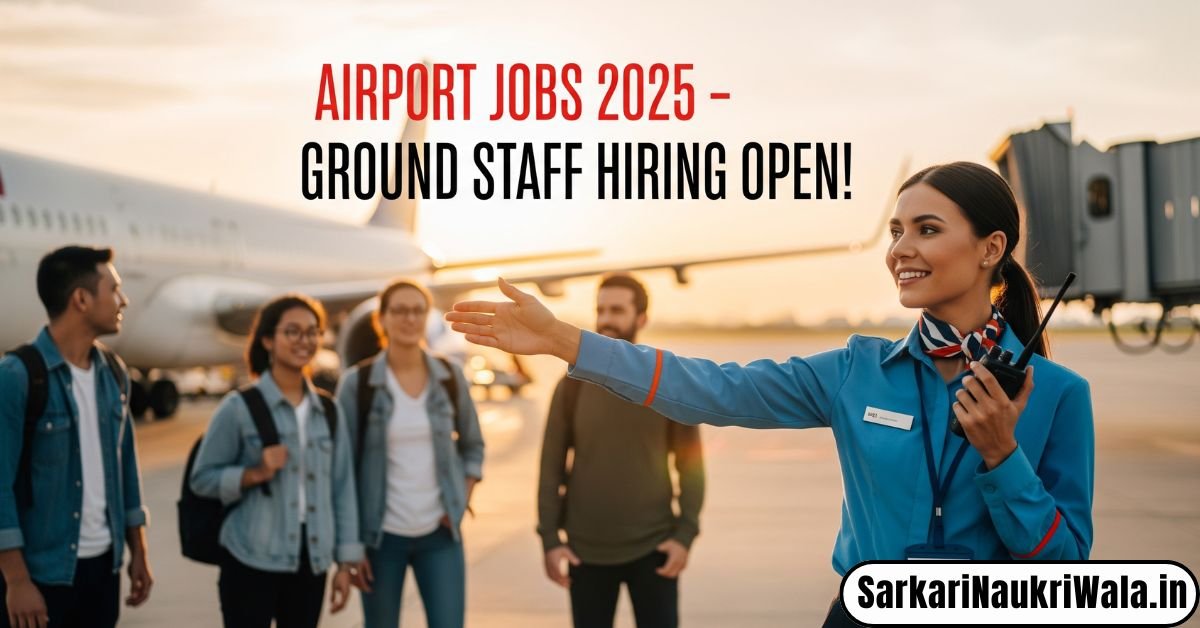 Airport Ground Staff Vacancy 2025