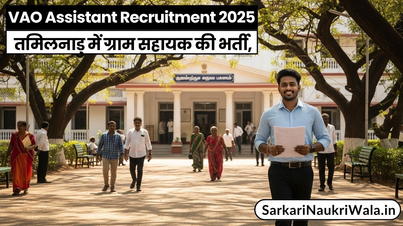 VAO Assistant Recruitment 2025: आपके लिए तमिलनाडु में सरकारी नौकरी का सुनहरा मौका